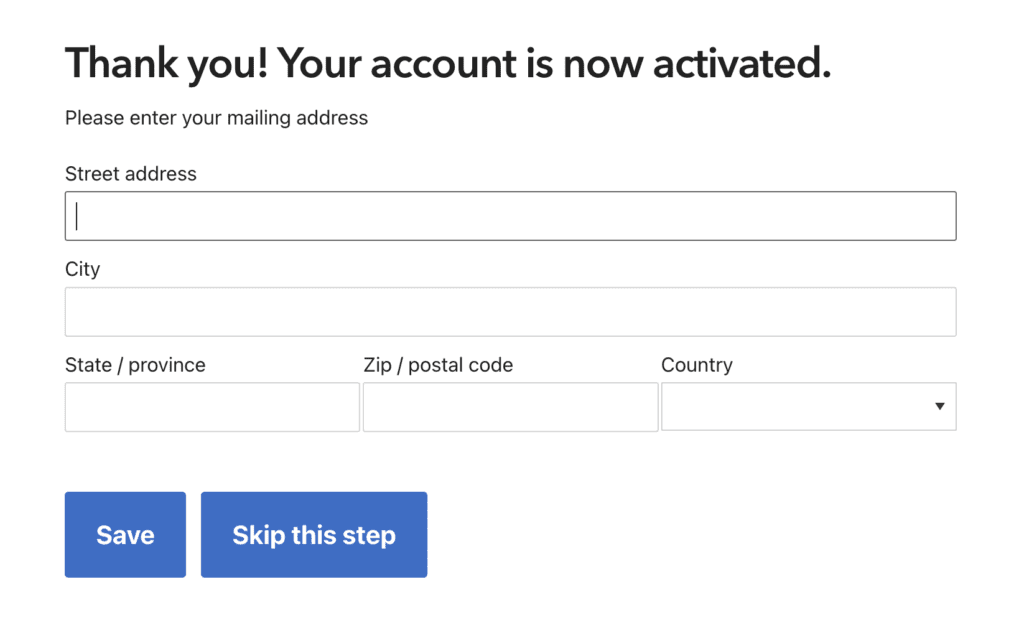 After you have activated your eBird account you will need to fill out two more forms before reporting bird sightings.