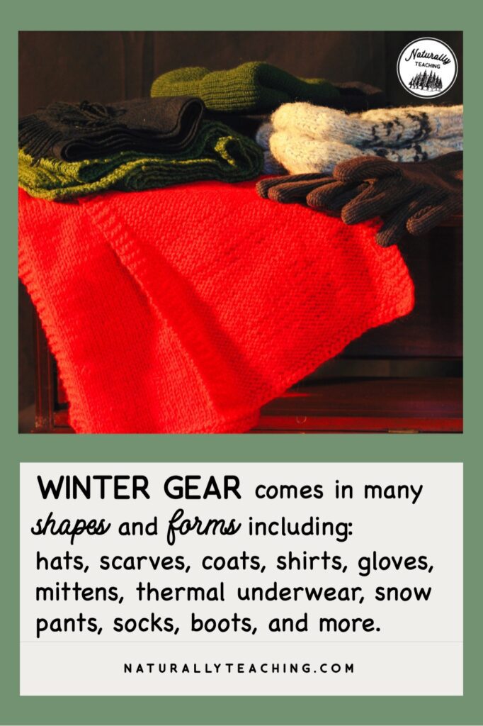 Winter gear includes hats, gloves, mittens, scarves and more