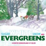 Sugar White Snow and Evergreens by Felicia Sanzari Chernesky