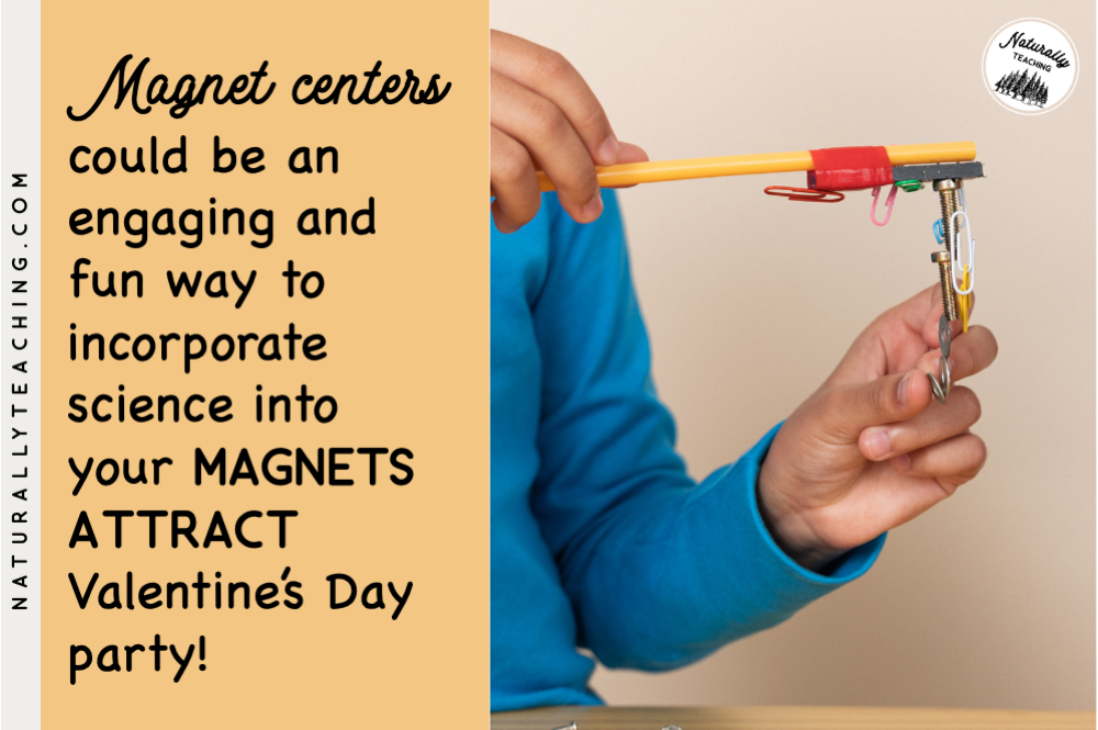 Magnets like these pictured can provide your students with fun activities that are also easy to manage during your alternative Valentine's Day party
