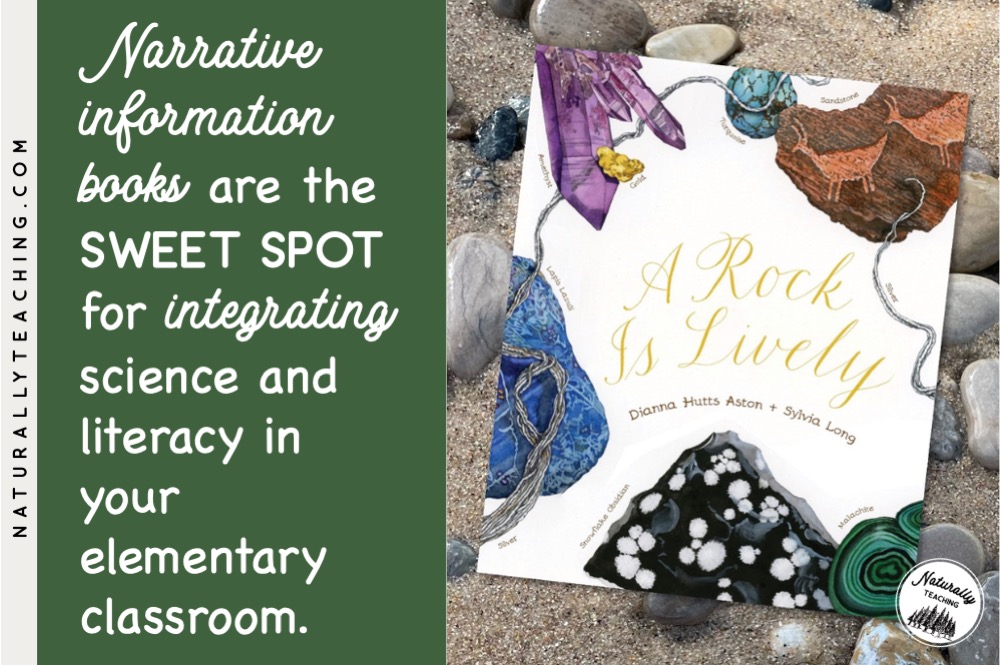 Like "A Rock is Lively", narrative information books present scientific information in an interesting storyline