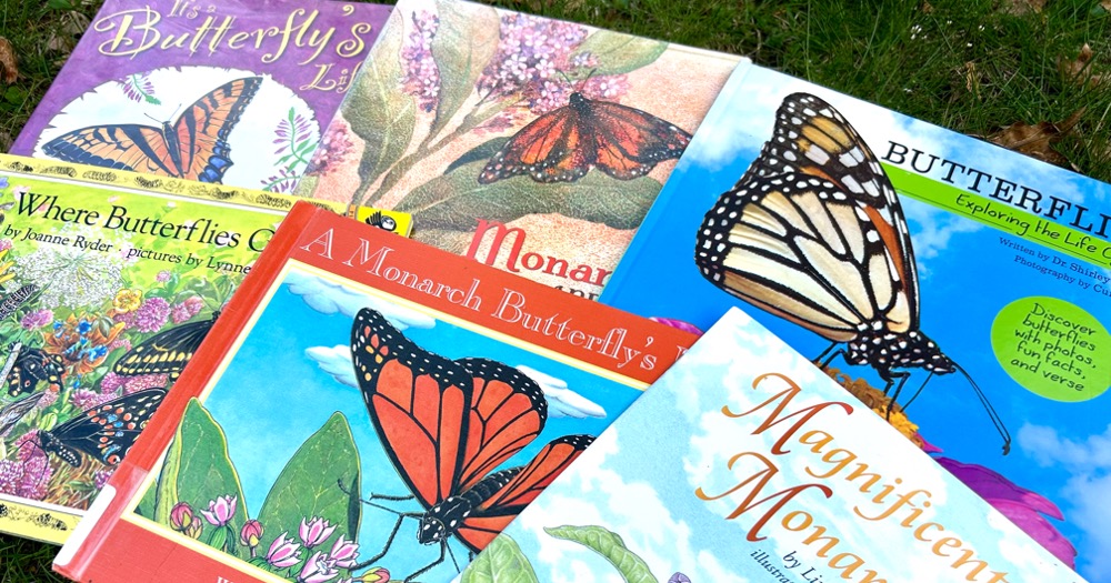 Read this list to find books about how butterflies grow to read to your students