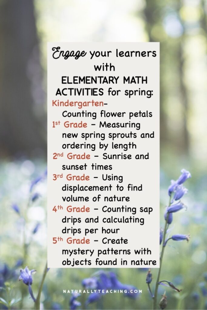 Fun math activities for spring can help engage your students and provide experiences that deepen understanding of the curriculum.