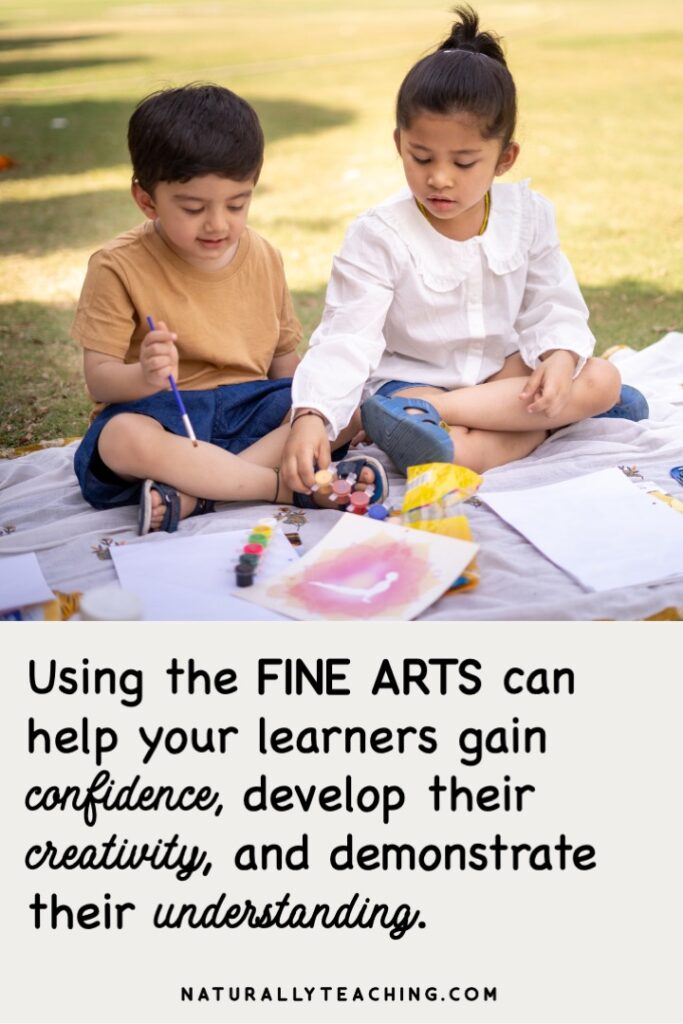 These fine arts examples can give you ideas for using painting, music, theater, and more to enhance your learners' experience.