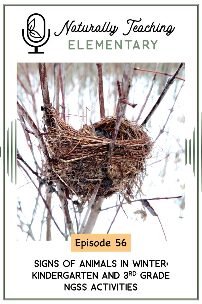 Ep. 56: Signs of Animals in Winter: Kindergarten and 3rd Grade NGSS Activities