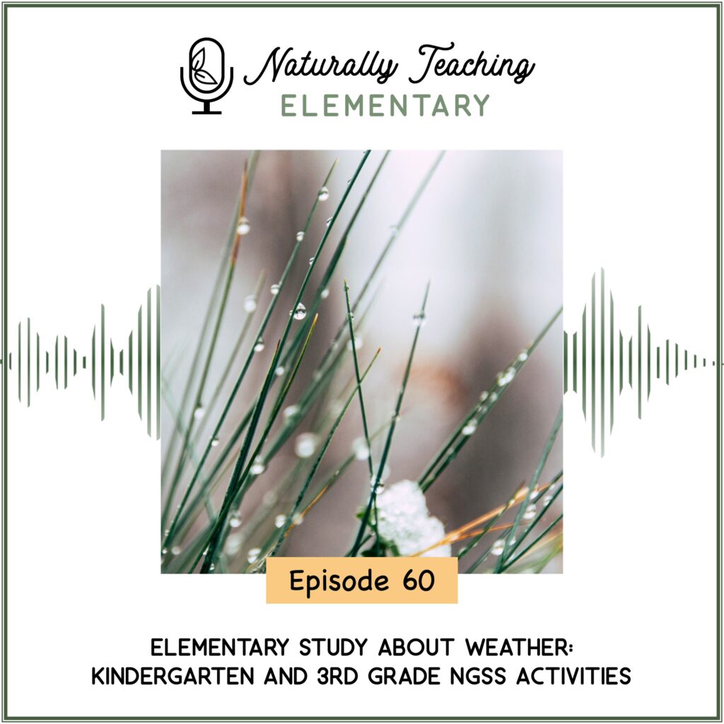 Ep. 60: Elementary Study About Weather: Kindergarten and 3rd Grade NGSS Activities
