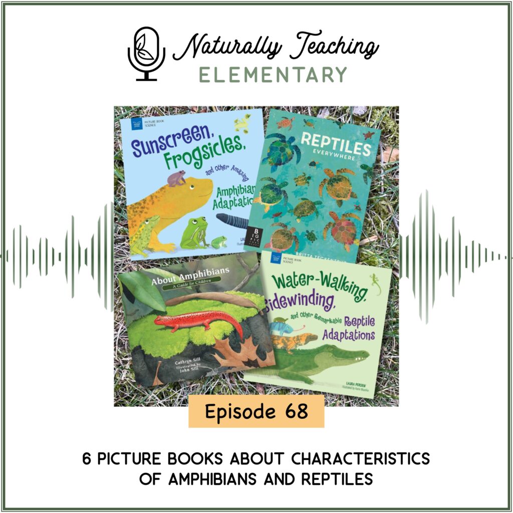 6 Picture Books About Characteristics of Amphibians and Reptiles [Ep. 68]