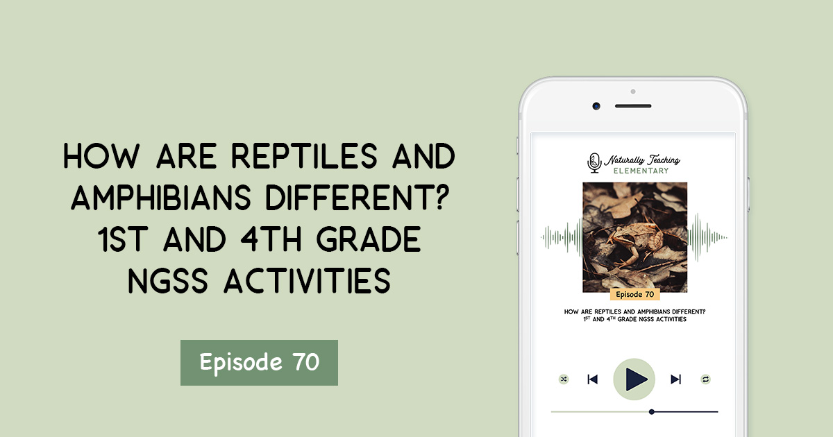 How Are Reptiles and Amphibians Different? 1st and 4th Grade NGSS Activities [Ep. 70]