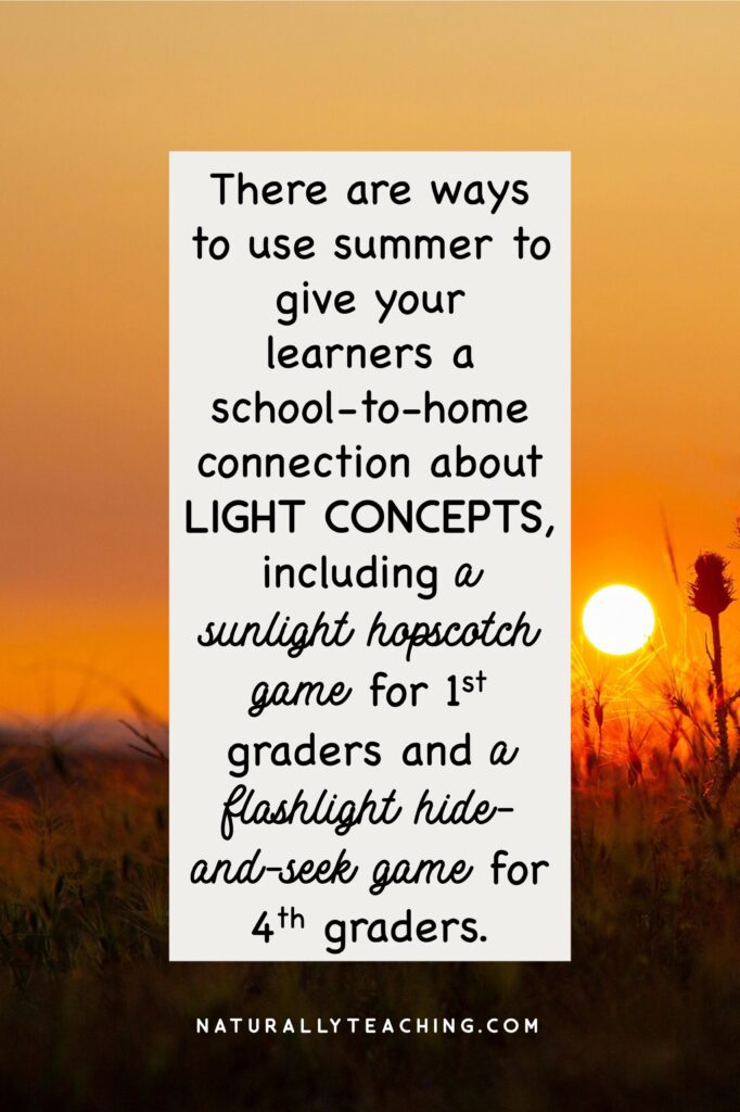 Summer is a time with a lot of light with the sun setting later than any other time of the year.