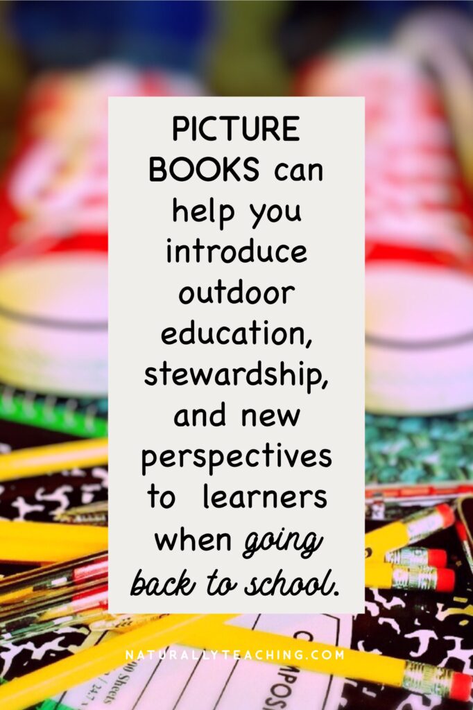 Going back to school materials can include picture books.