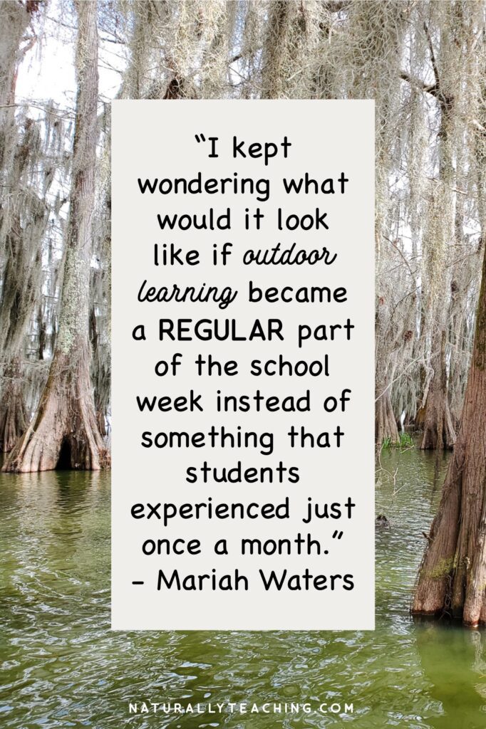 An outdoor education job can be found anywhere, even in the bayou.